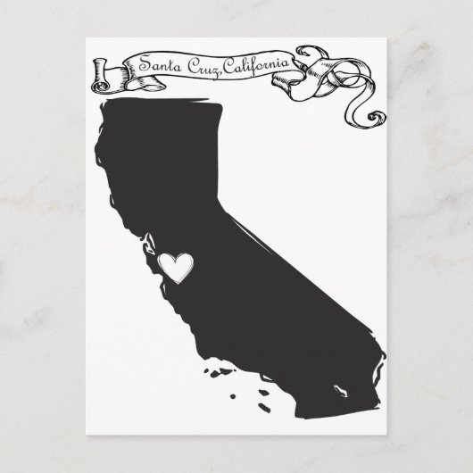 Santa Cruz Postkarte (Vorderseite)