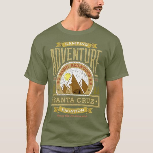 Santa Cruz Redwoods Big Basin Big Becken T-Shirt (Vorderseite)