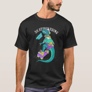 Santa Cruz Retro Vintag Dinosaur Skateboard Skateb T-Shirt