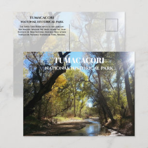 Santa Cruz River, Juan Bautista de Anza Trail, AZ Postkarte