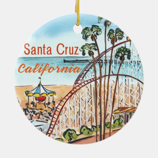 Santa Cruz Roller Coaster Ornament (Hinten)