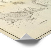 Santa Cruz, San Simeon, Coxo, San Luis Obispo Poster (Ecke)