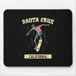 Santa Cruz Skeleton Surfen und Skateboardfahren  Mousepad