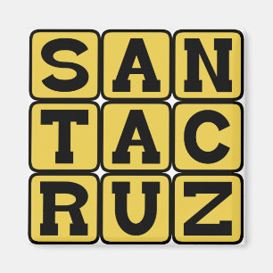 Santa Cruz, Stadt in Kalifornien Magnet
