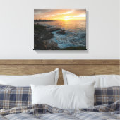 Santa Cruz Sunrise Print Leinwanddruck (Insitu (Schlafzimmer))