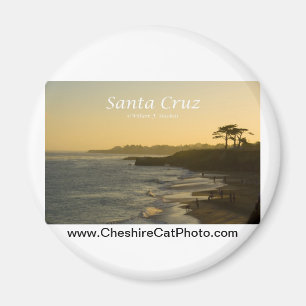 Santa Cruz Sunset California Produkte Magnet