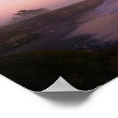 Santa Cruz Sunset Poster (Ecke)