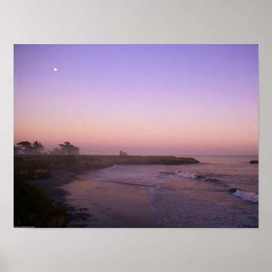 Santa Cruz Sunset Poster (Vorne)