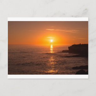 Santa Cruz Sunset Postkarte