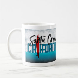 Santa Cruz Surfboard in Kalifornien Kaffeetasse