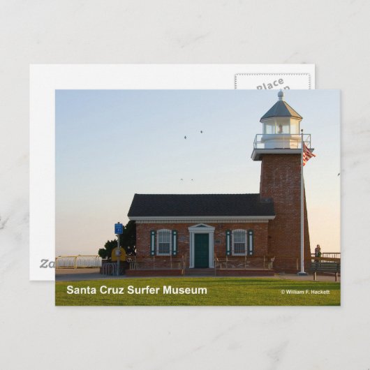 Santa Cruz Surfer Museum California Postkarte (Vorne/Hinten)