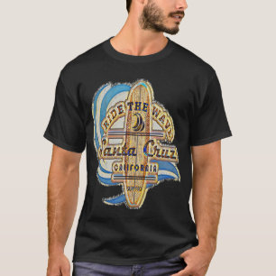Santa Cruz Surfer Vintage Retro abgenutzt T-Shirt