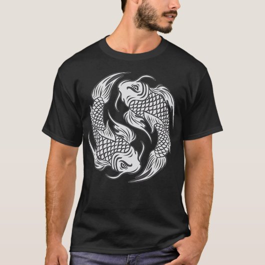 Santa Cruz t Shirt Yin Yang Koi Fisch in Shirt (Vorderseite)