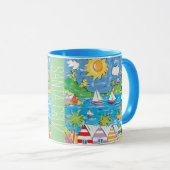 Santa Cruz Tasse-Beach Tasse (VorderseiteRechts)