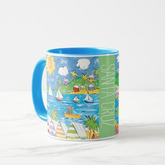Santa Cruz Tasse-Beach Tasse (Vorderseite Links)