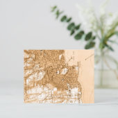 Santa Cruz Vintage Karte (Stehend Vorderseite)