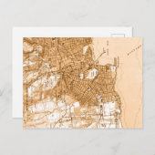 Santa Cruz Vintage Karte (Vorne/Hinten)