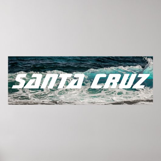 Santa Cruz Wave Banner Poster (Vorne)