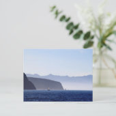 Santa- Cruzinsel Postkarte (Stehend Vorderseite)