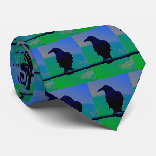 Santa- Cruzkrähe Krawatte (Gerollt)