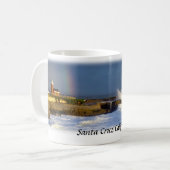 Santa- Cruzleuchtturm/Regenbogen-Tasse Kaffeetasse (Vorderseite Links)