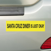 Santa- Cruzrestaurant ist gerade okay Autoaufkleber (Auf Auto)