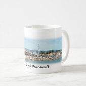 Santa- Cruzstrand-Promenaden-panoramische Kaffeetasse (VorderseiteRechts)