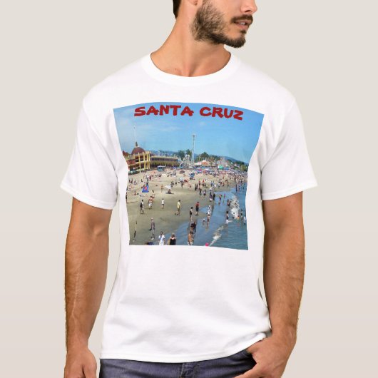 Santa- Cruzstrand-Promenaden-T - Shirt (Vorderseite)