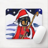 SANTA-DACHSUND MOUSEPAD (Mit Mouse)