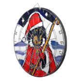 SANTA-DACKEL DARTSCHEIBE (Vorderseite rechts)