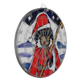 SANTA-DACKEL DARTSCHEIBE (Vorderseite Links)