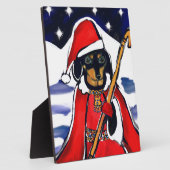 SANTA-DACKEL FOTOPLATTE (Seite)