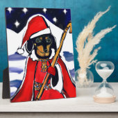 SANTA-DACKEL FOTOPLATTE (Seite)