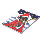 SANTA-DACKEL NOTIZBLOCK (Rotiert)