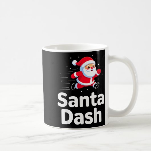 Santa Dash Christmas Running Runner Costume Xmas 5 Kaffeetasse (Rechts)
