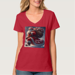 Santa Dashing Thru Der Schnee-T - Shirt