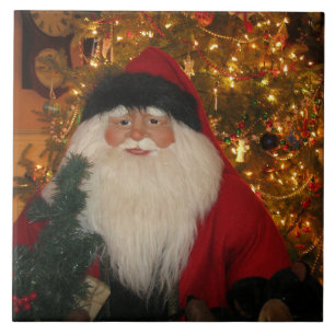 Santa Decoration Keramik Tile Fliese