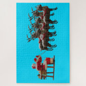 Santa & Deers Puzzle (Vertikal)