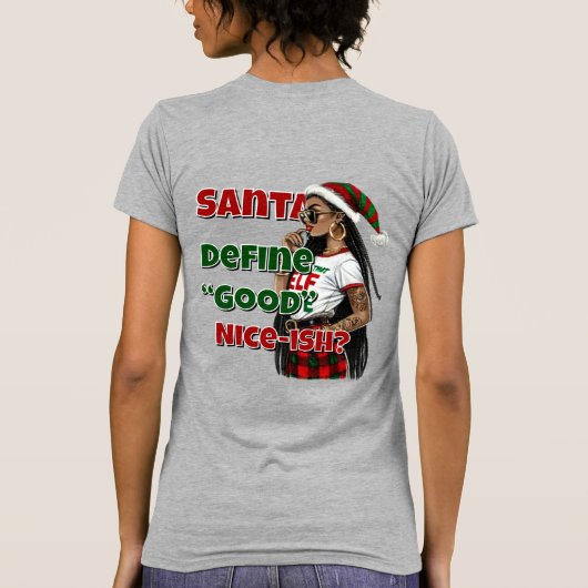 Santa Definition gut T-Shirt (Rückseite)