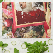 Santa / DEIN FOTO Küchenhandtuch Geschirrtuch (Gefaltet)