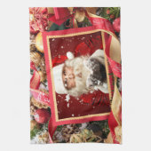 Santa / DEIN FOTO Küchenhandtuch Geschirrtuch (Vertikal)