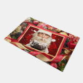 Santa / DEIN FOTO Türmatten Fußmatte (Schrägansicht)