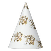 Santa Dekoration der Weihnachtsbaum Gold Elegant Partyhütchen (Links)