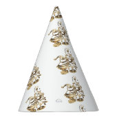 Santa Dekoration der Weihnachtsbaum Gold Elegant Partyhütchen (Rechts)