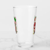 Santa dekorierte kleine Niedliche Tiere Vögel Glas (Links)