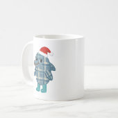 Santa-Delfin-Klassiktasse Kaffeetasse (Vorderseite Links)