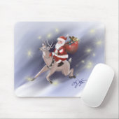 Santa Delivers Mousepad (Mit Mouse)
