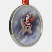 Santa Delivers Ornament (Rechts)