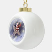 Santa Delivers Ornament (Rechts)
