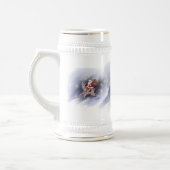 Santa Delivers Stein Bierglas (Links)